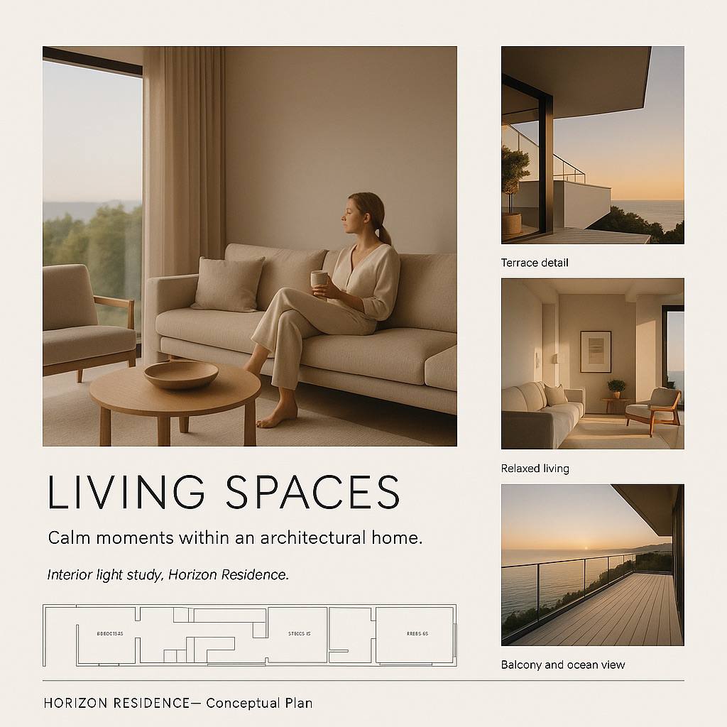 Horizon Residence page 8 editorial spread.