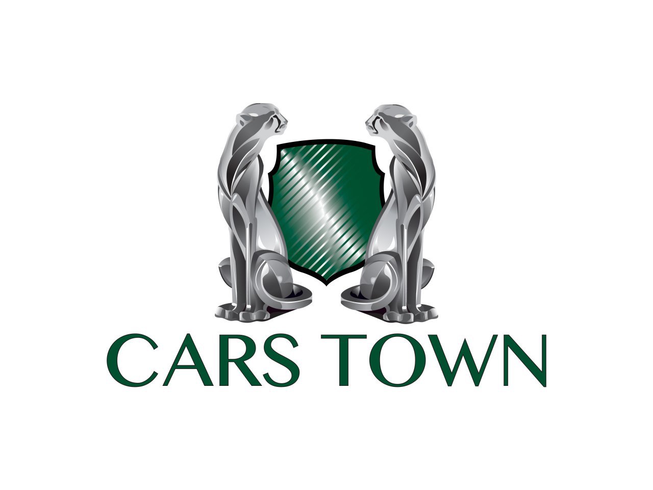 CarsTown Auto Mall master brand identity logo, designed by Absolute Creative