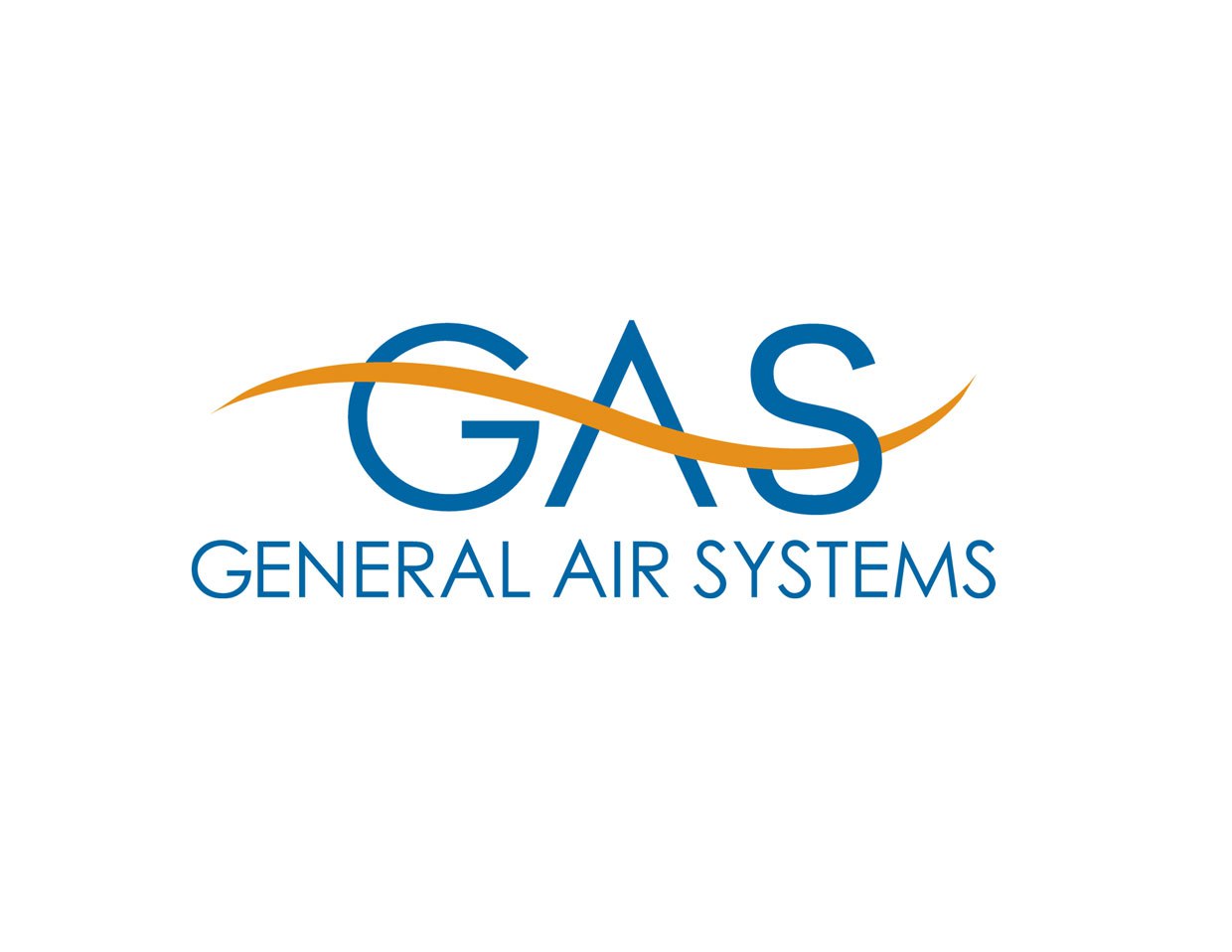 General Air Systems HVAC branding logo and identity design.