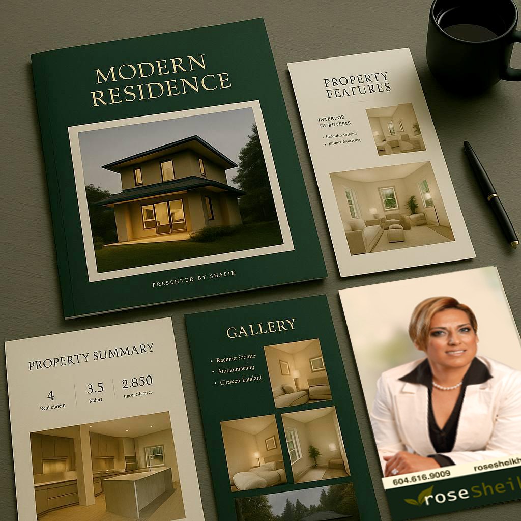 Rose realtor branding identity photography and marketing applications