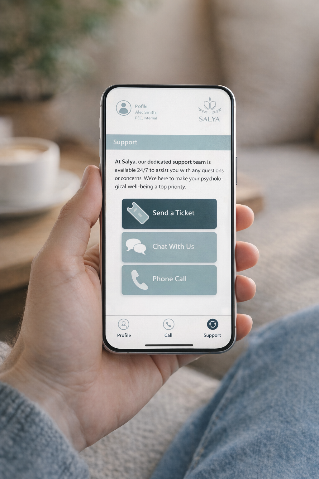 Support and ticket system for SAHYA