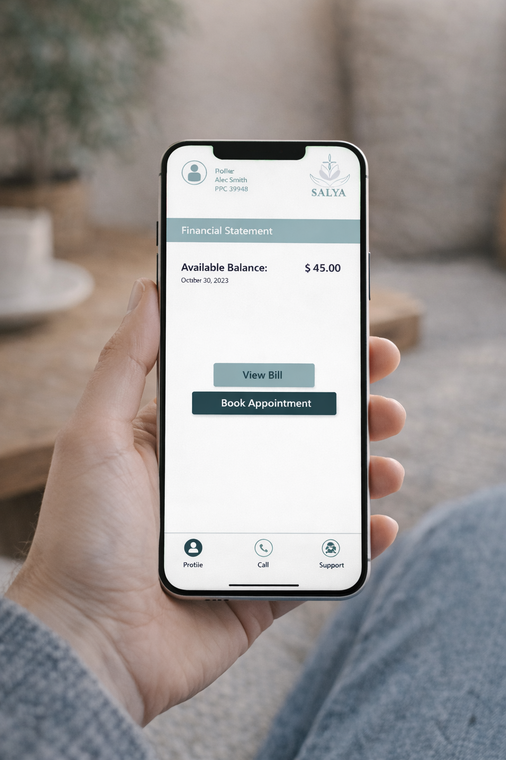 Payment dashboard for SAHYA